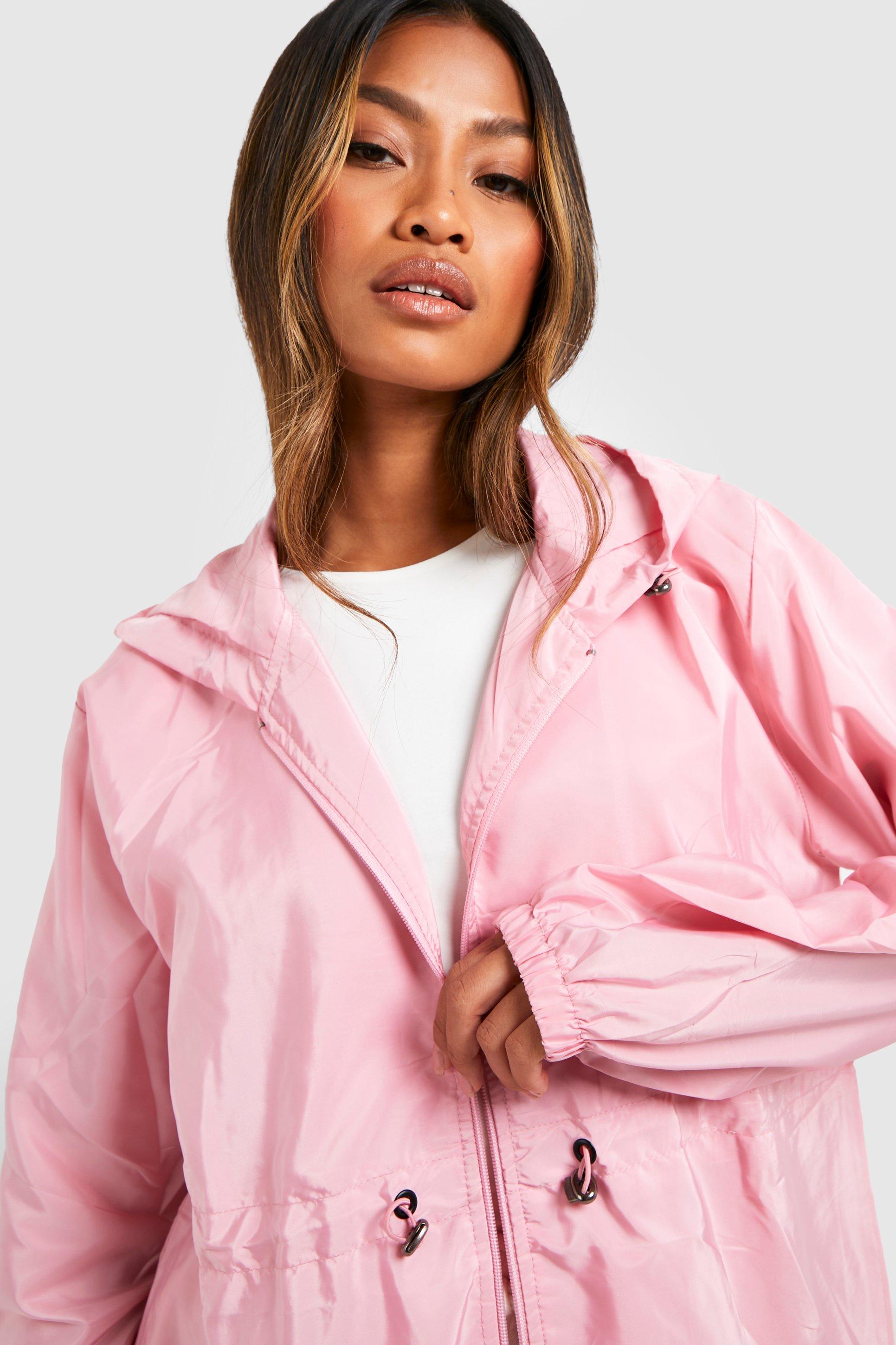 Dusky shop pink raincoat